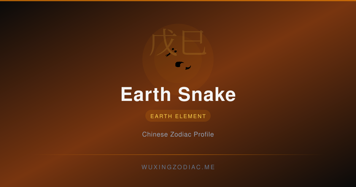 Earth Snake Element Tee