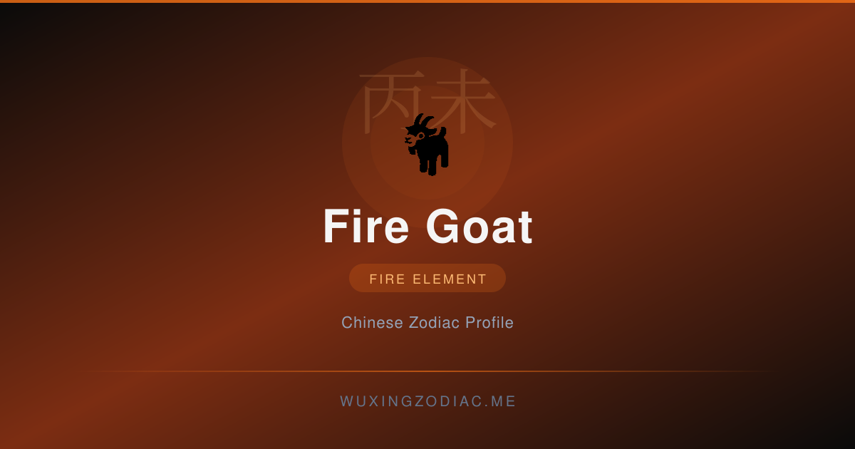 Fire Goat Element Tee