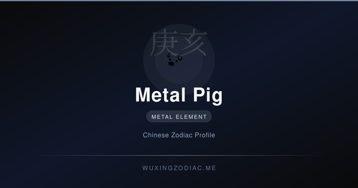 Metal Pig Element Tee