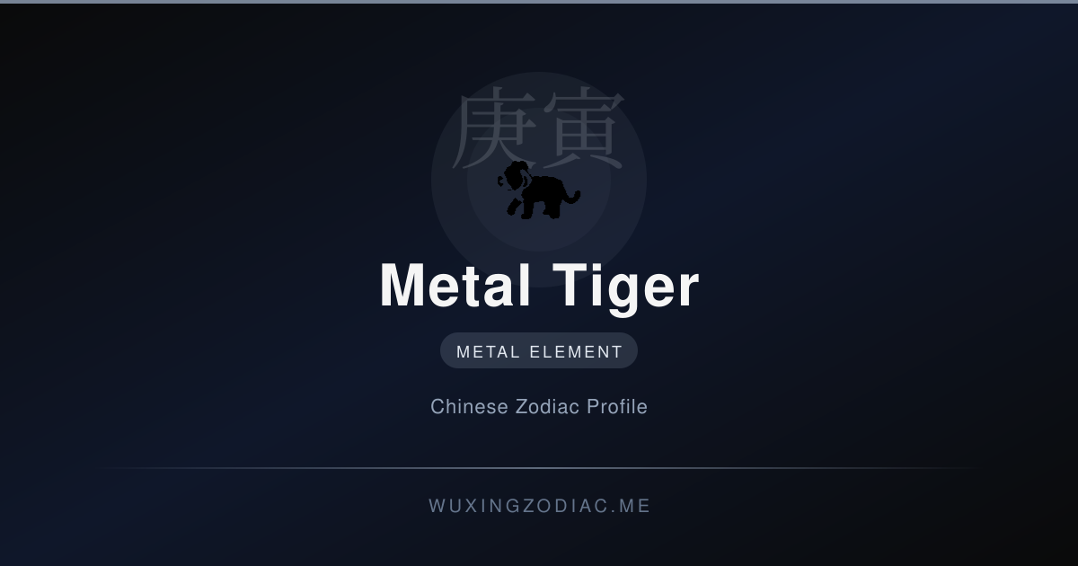 Metal Tiger Element Tee