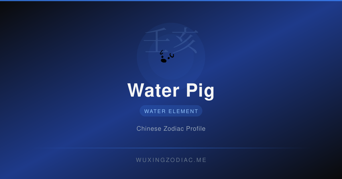 Water Pig Element Tee