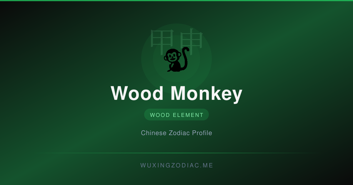Wood Monkey Element Tee