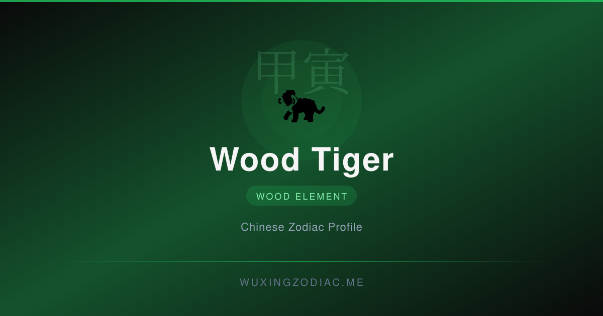 Wood Tiger Element Tee